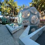 Outdoor shot of the design district in Miami Florida