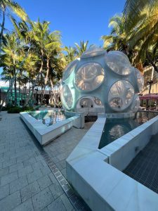 Outdoor shot of the design district in Miami Florida